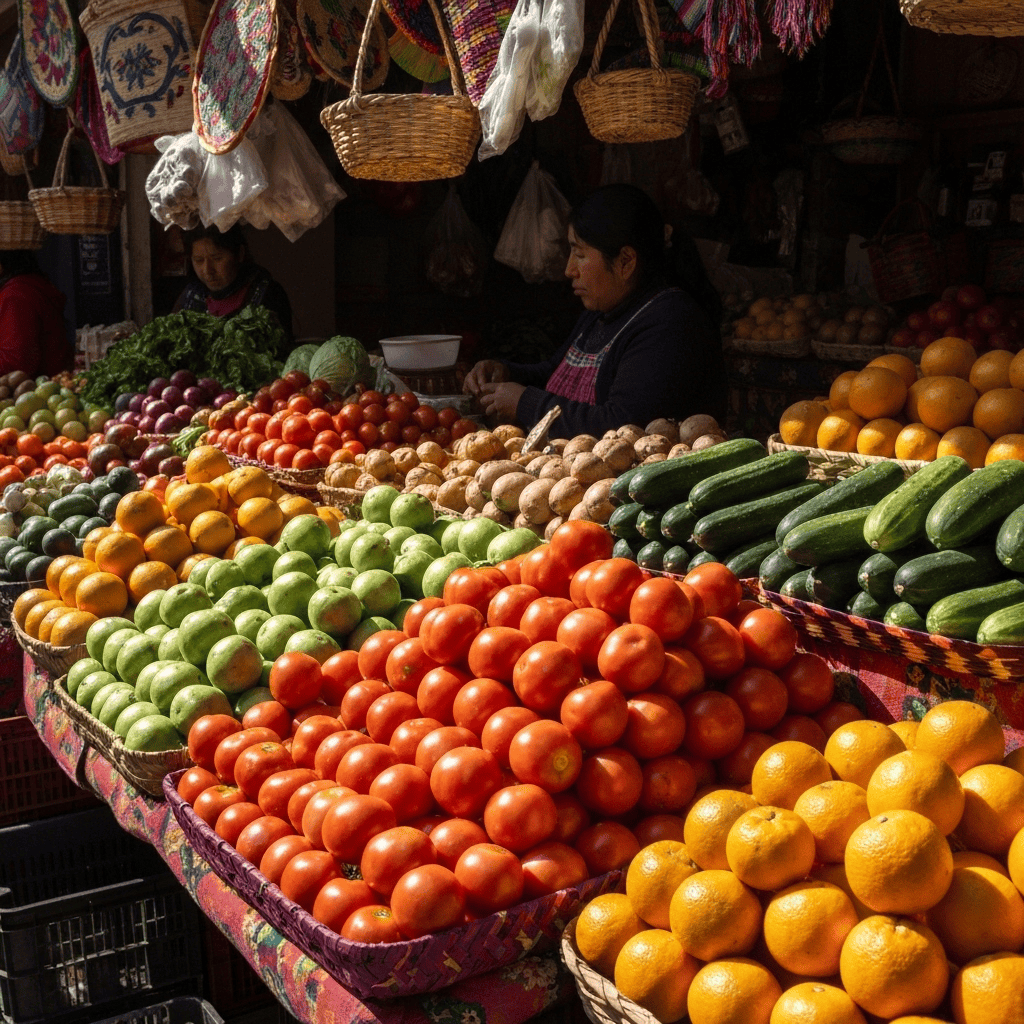 A close-up shot of a local artisan weaving a Panama hat.